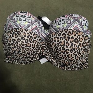 Two Victoria’s Secret strapless bras